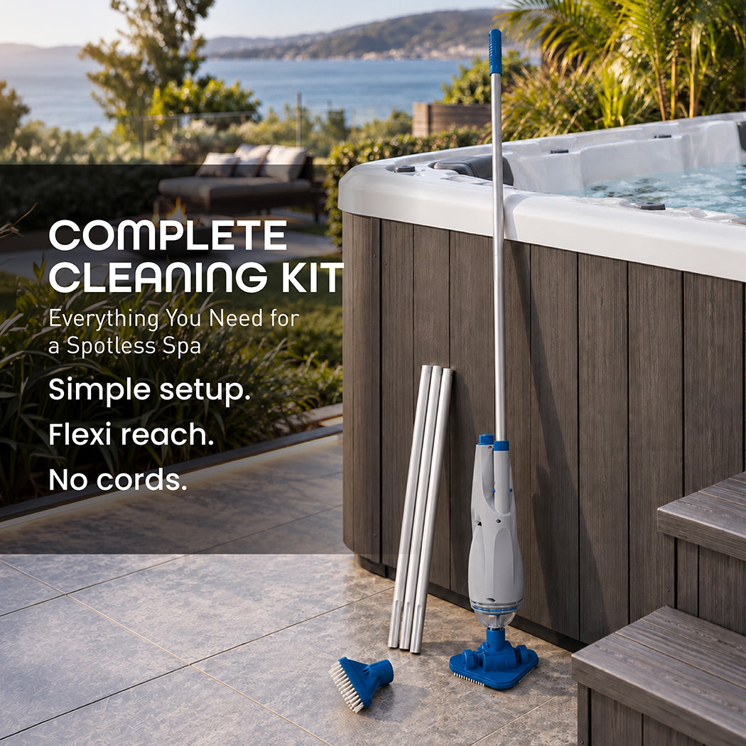 KOKIDO XTROVAC 110 Rechargeable Cordless Spa and Hot Tub Vacuum